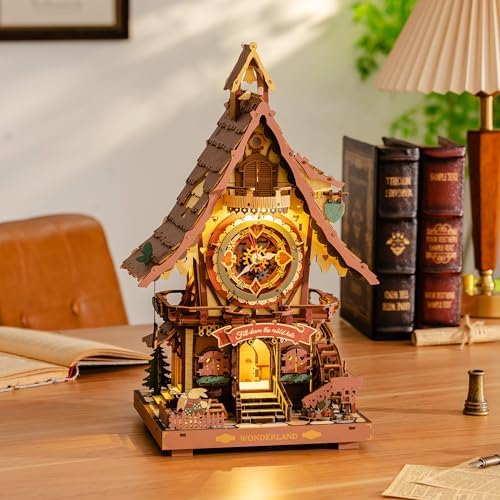 ROBOTIME Cuckoo Clock 3D Wooden Puzzle Kit
