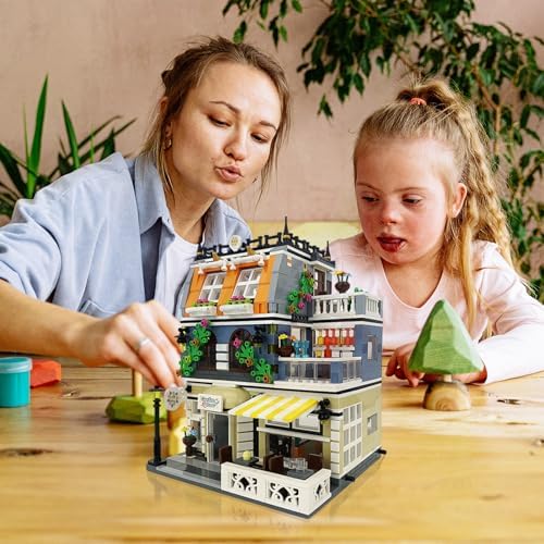 ENJBRICK Garden Hotel Building Kit 1316 PCS Modular Set