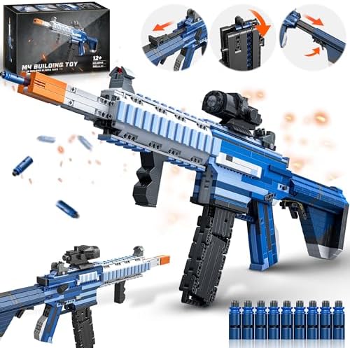 Fluorspar Blaster Building Block Gun for Adults 11 M416 Scale