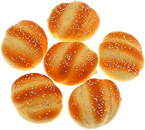 Gresorth 6 Piece PU Fake Cake Bread Kitchen Toy
