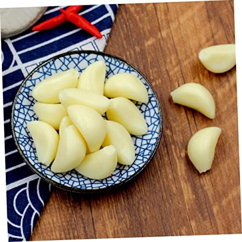 Happyyami 10pcs Artificial Garlic Cloves for Display and Photography