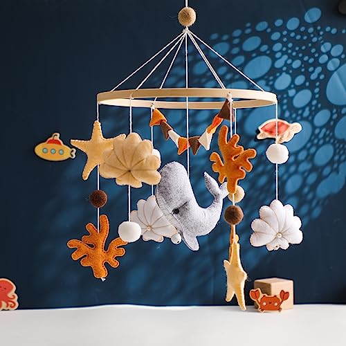 Ocean Animal Baby Mobile - Gender Neutral Crib Decoration