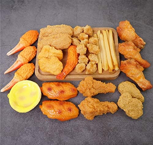 Lenmipot 2pcs Artificial Fake Chicken Wings Model