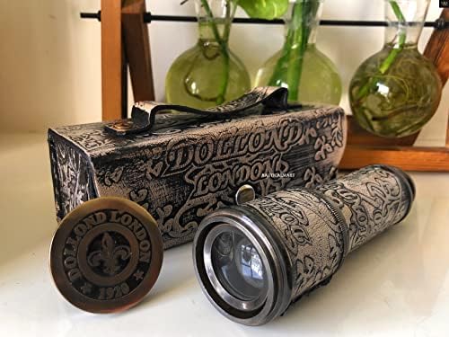 NauticalMart Vintage Brass Pirate Spyglass Telescope