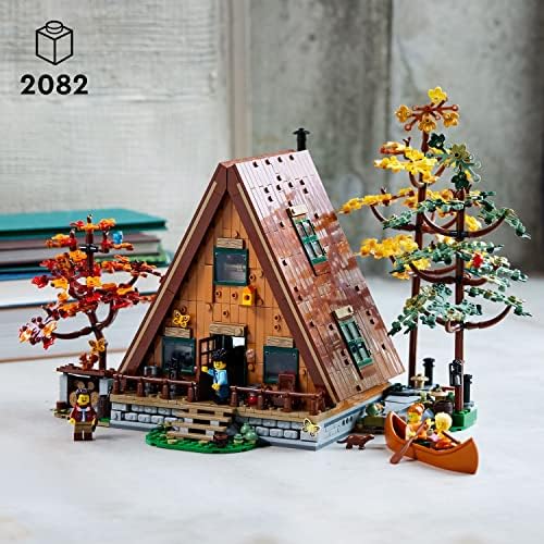 LEGO Ideas A-Frame Cabin 21338 Display Set