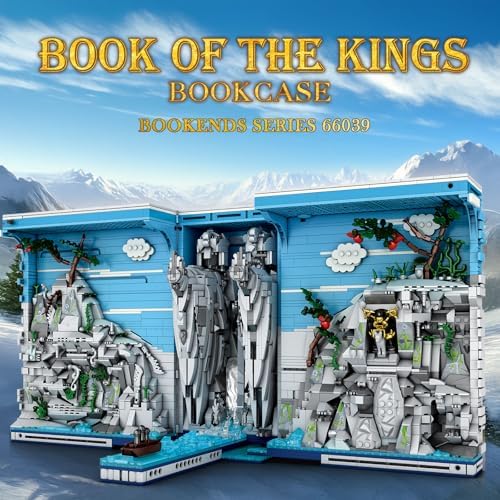 Reobrix Books of the Kings Bookshelf Set with Light