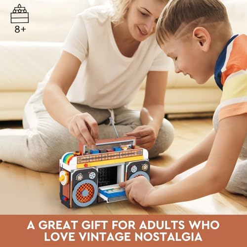 Retro Radio Classic Building Blocks Set 554 Pieces