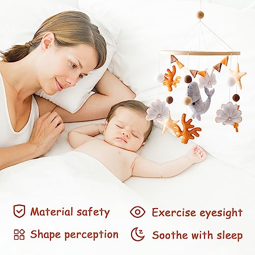Ocean Animal Baby Mobile - Gender Neutral Crib Decoration