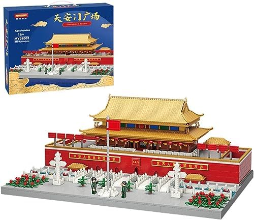 JOMIOD Tiananmen Building Blocks Set 4923 Pieces Micro Model