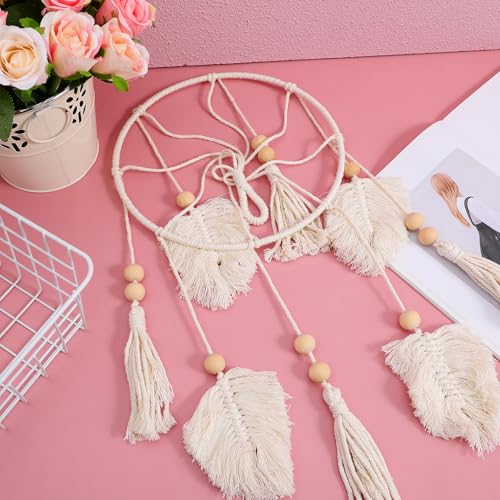 Boho Crib Mobile with Neutral Soothing Tones