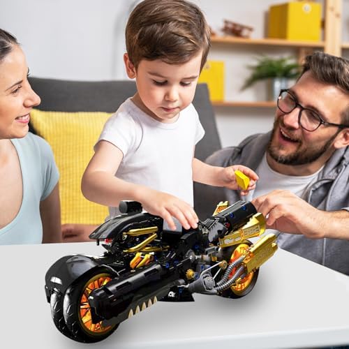 CAXIMSY Motorcycle Building Block Set 1388 Pieces