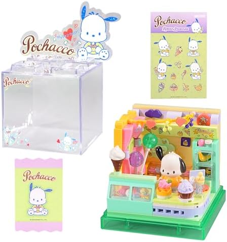 Cute Building Bricks Blocks Toys Miniature Set with Transparent Display