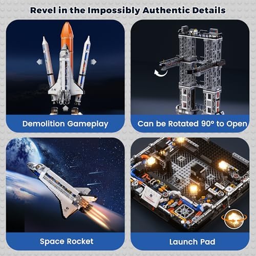 VannMold Super Space Shuttle Building Blocks Set 2226 Pieces