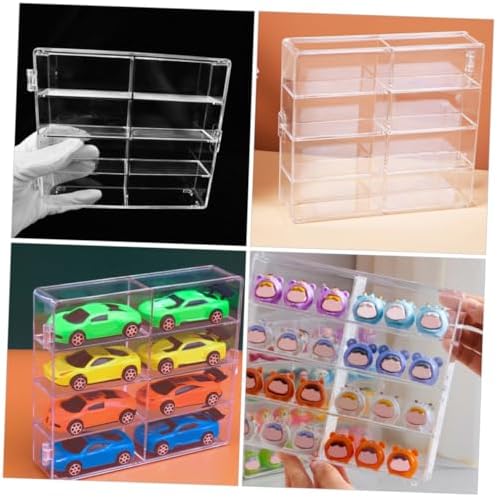 2pc Acrylic Display Case Doors for Car Models and Collectibles