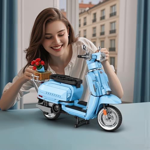 Reobrix V200 Motorcycle Building Set for Kids and Adults