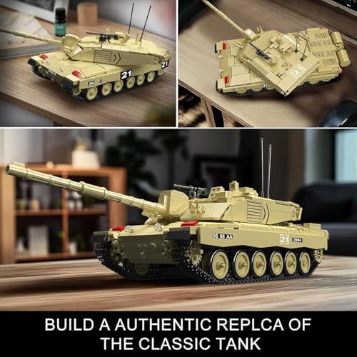 Mould King 20037 Challenger 2 Tank Building Kit