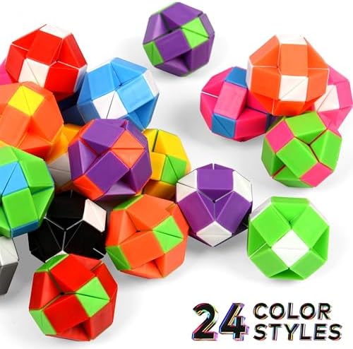 35 Pack Magic Snake Cube Toy for Kids