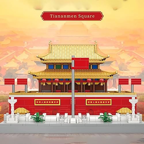 JOMIOD Tiananmen Building Blocks Set 4923 Pieces Micro Model