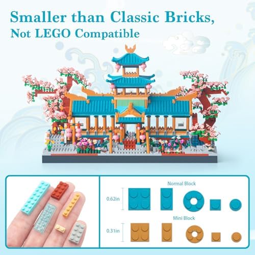 Finger Rock Cherry Blossom Bonsai Building Set 2350 Pieces