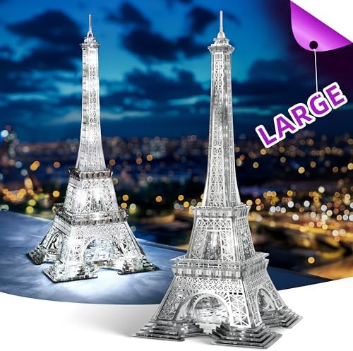 21 Inch 3D Puzzle LED Eiffel Tower Model Kit