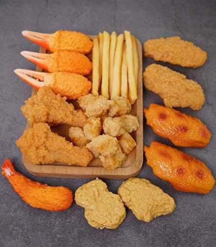 Lenmipot 2pcs Artificial Fake Chicken Wings Model