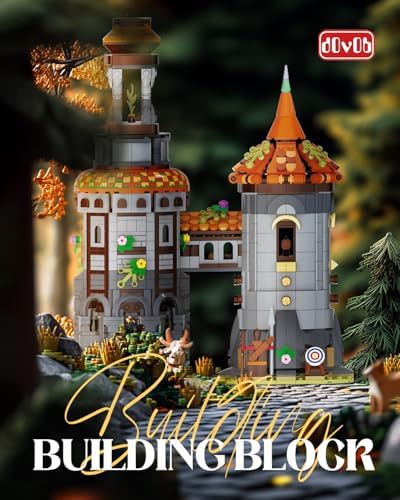 dOvOb Medieval Watchtower Building Blocks Set with 1326 Pieces