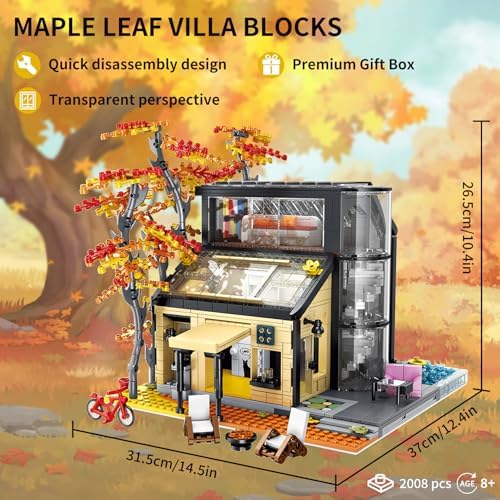 Oichy Villa Building Blocks Set 3 Levels 2008PCS