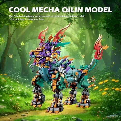 NUTCRACKER Cool Mechanical Kirin Building Set 1616 Pieces