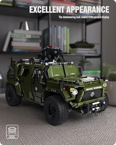 Nifeliz Warrior Military Car Building Kit 3175 Pieces