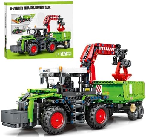 3 in 1 Harvester Tractor Building Set Toy for Kids 12