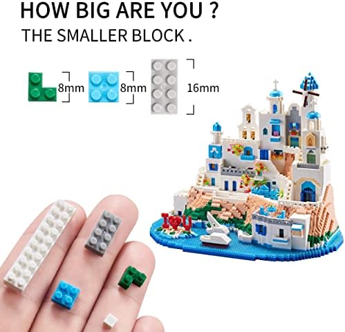 5810-Piece Micro Building Blocks Aegean Sea Castle
