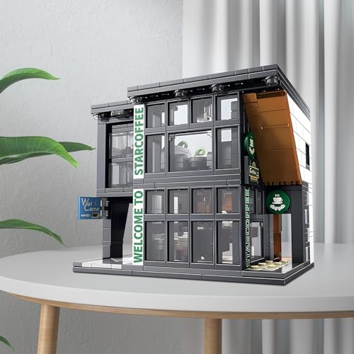 Coffee Shop Building Blocks Set 581 Pieces for Ages 6