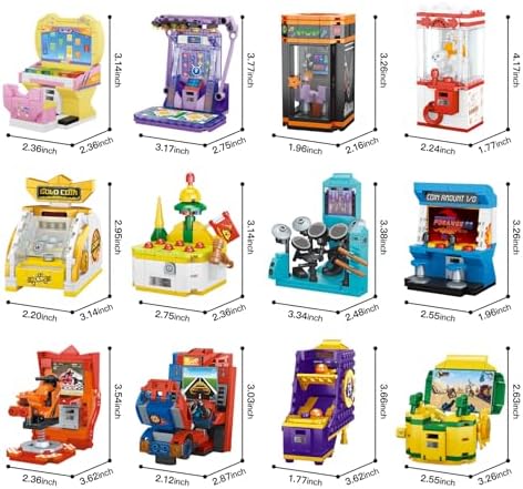 JMBricklayer 12in1 Mini Game Console Building Set