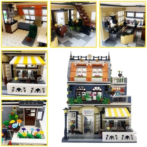 ENJBRICK Garden Hotel Building Kit 1316 PCS Modular Set