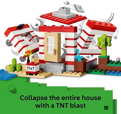 LEGO Minecraft TNT Jungle House 21275 Kids Toy