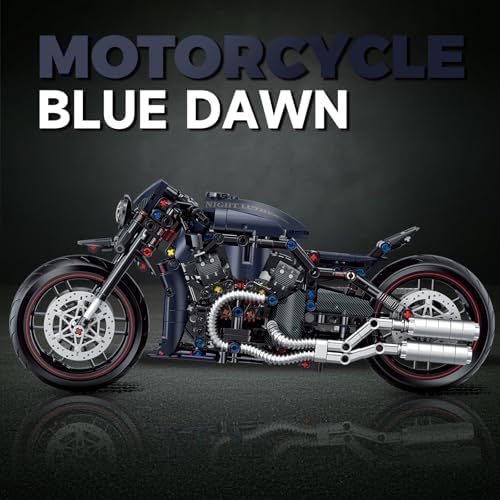 18 Scale Motorcycle Building Blocks Toy Kit 623PCS