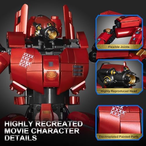 High GODO Storm Mech Building Blocks Set for Adults