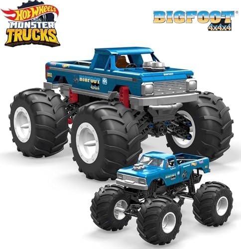 MEGA Hot Wheels Bigfoot Monster Truck Building Set for Adults 118 Scale