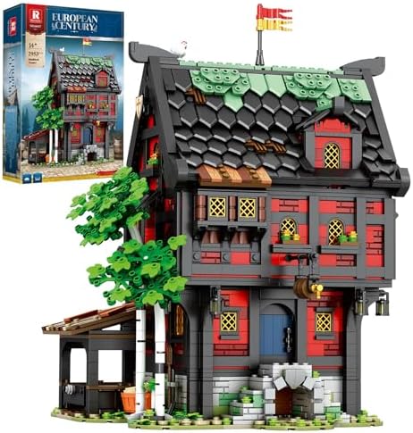 Medieval Crusader Inn Building Block Set 2953PCS