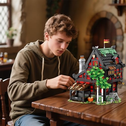 Medieval Crusader Inn Building Block Set 2953PCS