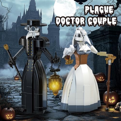 Plague Doctor Building Blocks Set - 500Pcs Medieval Collectible Toy 1