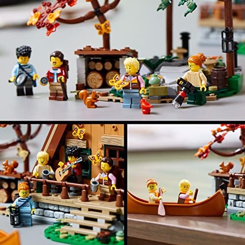LEGO Ideas A-Frame Cabin 21338 Display Set