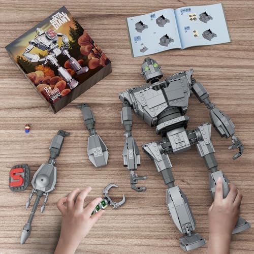 Iron Robot Building Set for Kids 883PCS Compatible with Lego