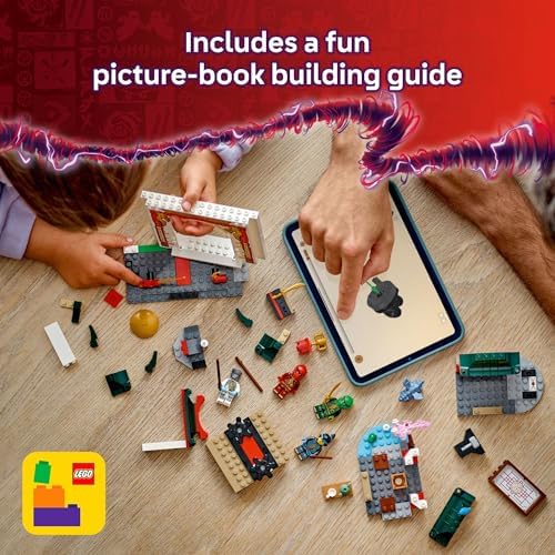 LEGO NINJAGO Temple Building Playset for Kids Ages 4
