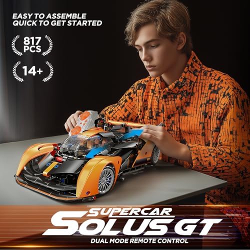 Remote Control Building Car 114 Solus GT 817pcs