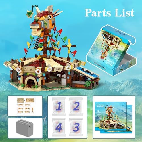 Horse Station Building Model Kit for Hyrule Fans