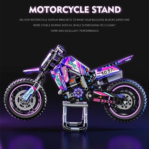 Mesiondy 476 PCS Motorcycle Building Block Set