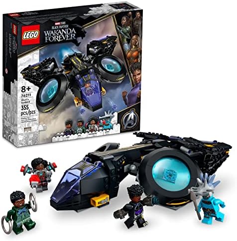 LEGO Marvel Shuris Sunbird Aircraft Buildable Toy for Kids