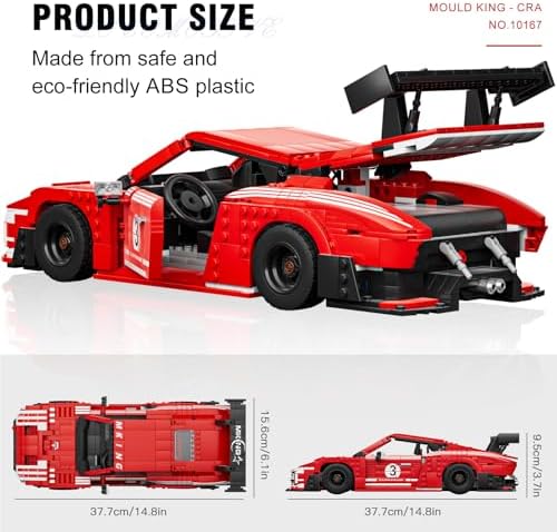 Mould King Sports Car Building Set 1717 Pieces