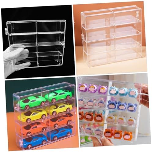 Homoyoyo 2pcs Wall-Mounted Display Case for Collectibles